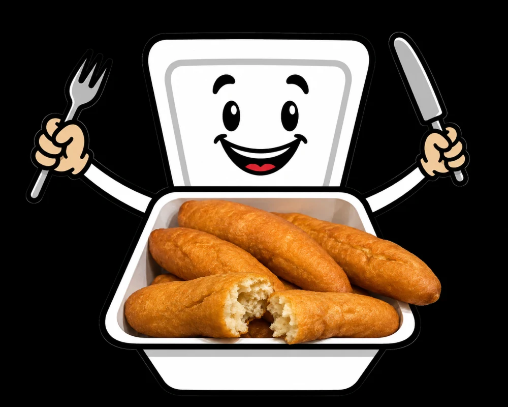 Lunch Box character presenting Jamaican festival